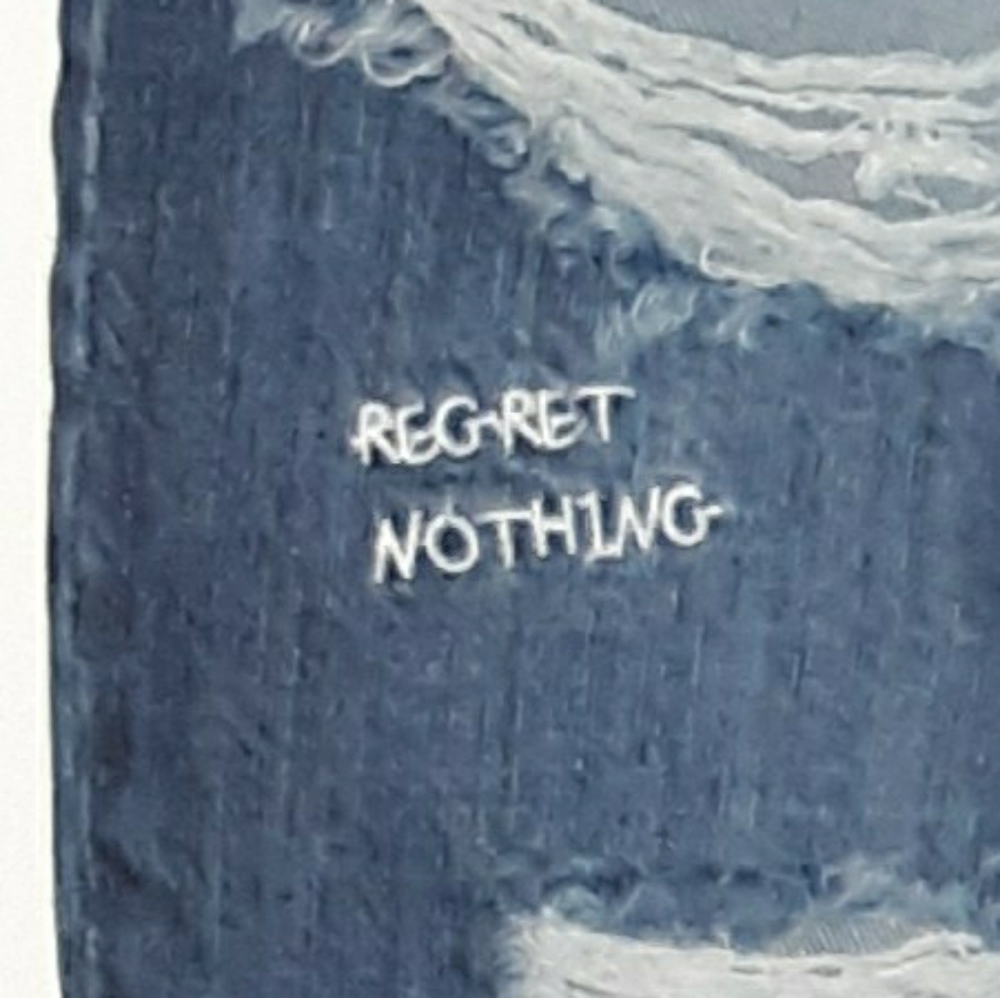 Distressed jeans